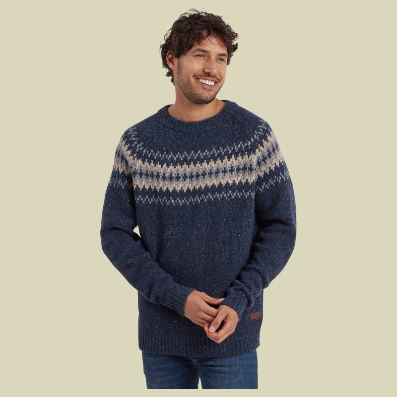 Dumji Crew Sweater Men blau XL - rathee multi von Sherpa