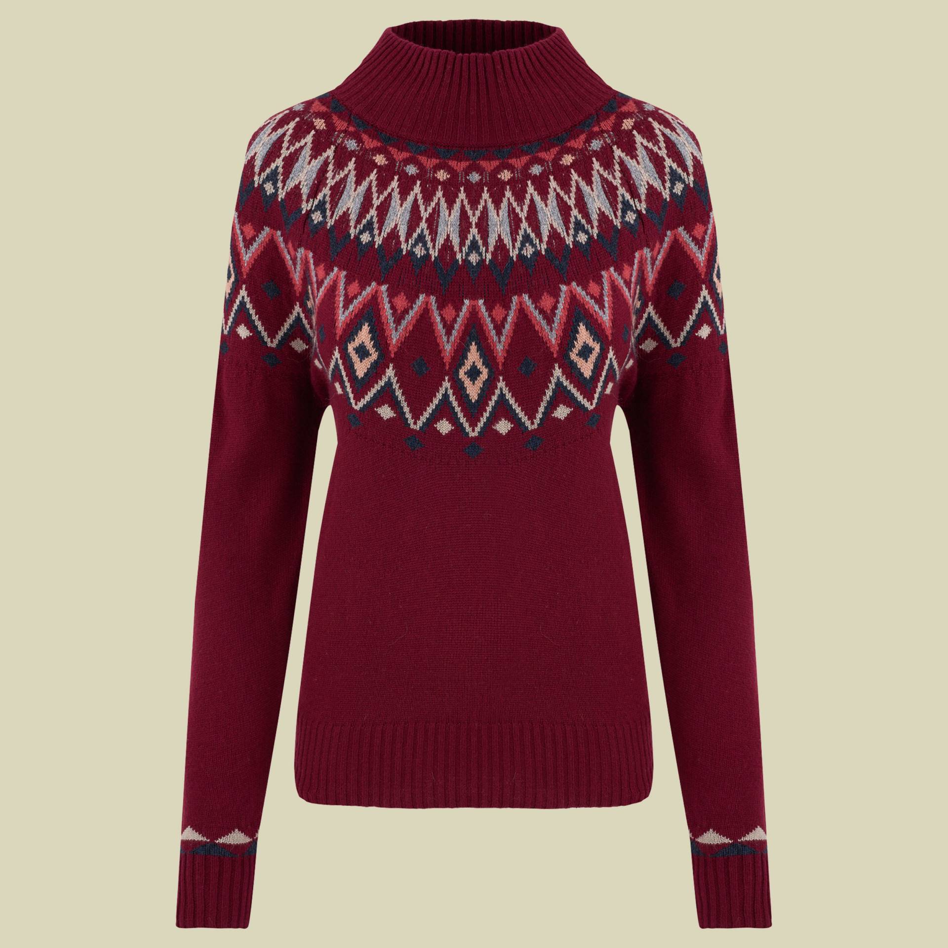 Indu Eco Mock Neck Women Größe S Farbe beet red von Sherpa