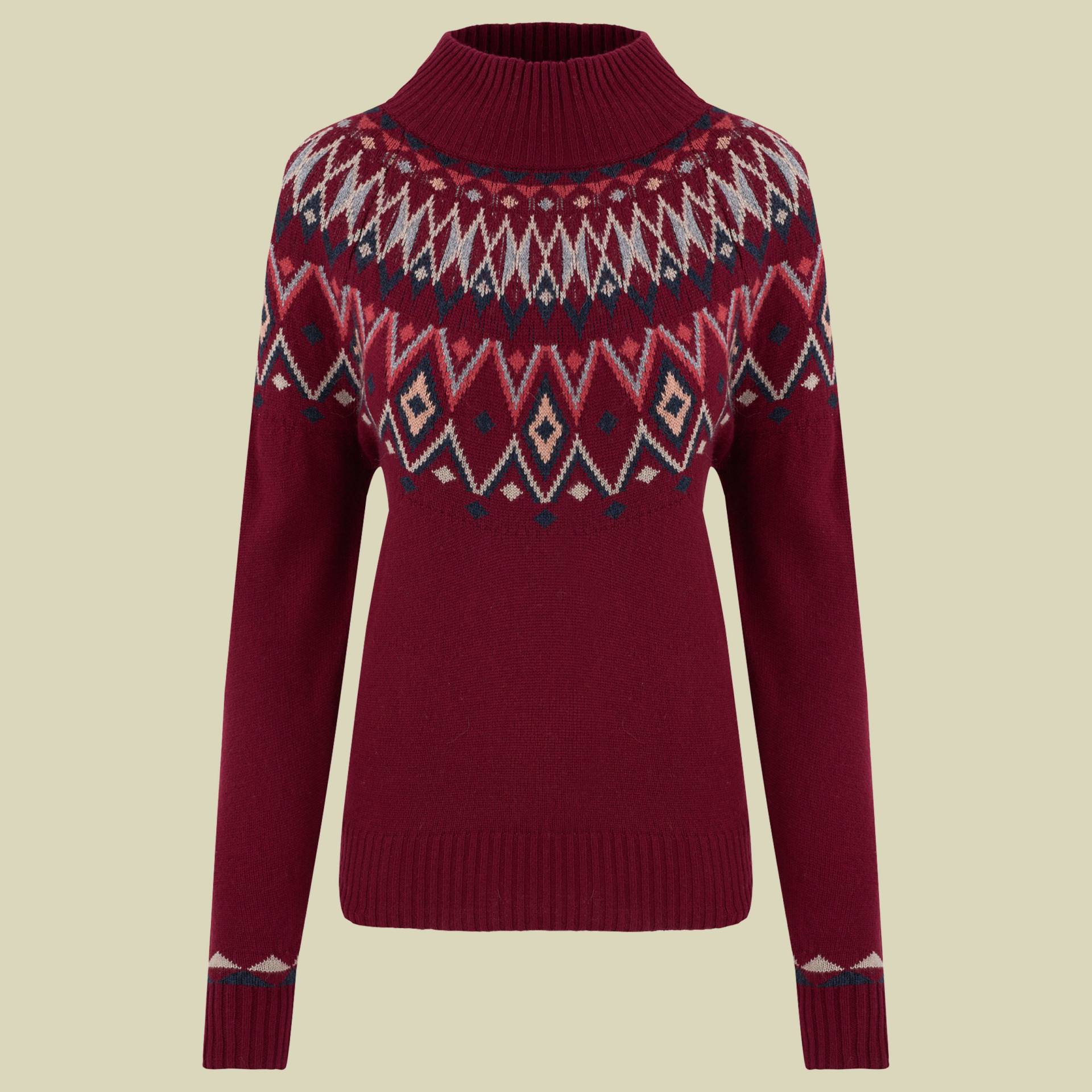 Indu Eco Mock Neck Women Größe XL Farbe beet red Indu Eco Mock Neck Women Größe XL Farbe beet red von Sherpa