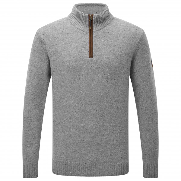 Sherpa - Kantega Quarter Zip Sweat - Merinopullover Gr L grau von Sherpa