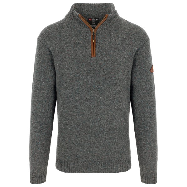 Sherpa - Kantega Quarter Zip Sweat - Merinopullover Gr M grau von Sherpa