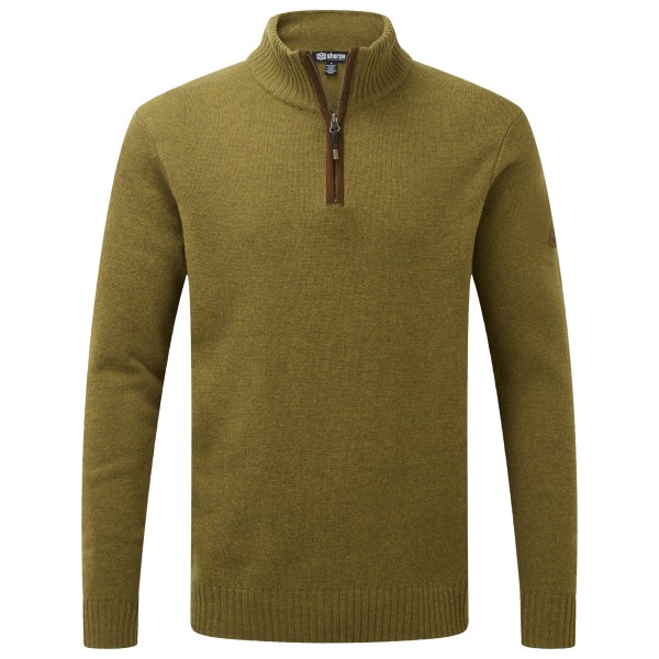 Sherpa - Kantega Quarter Zip Sweat - Merinopullover Gr XXL oliv von Sherpa