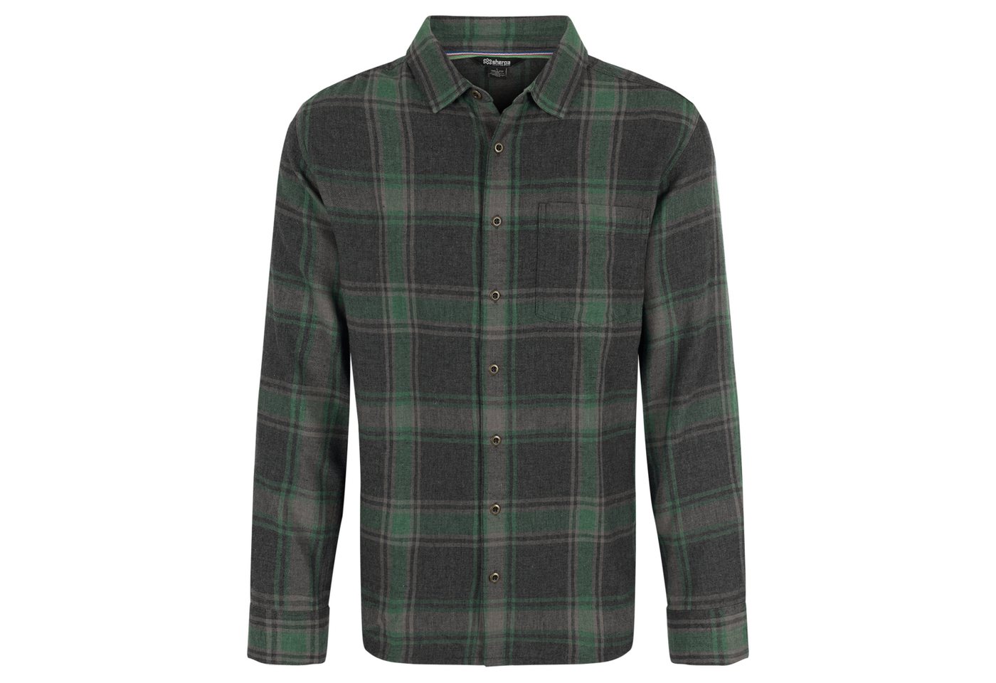 Sherpa Karohemd Sherpa Herren Batsa Eco Langarmhemd von Sherpa