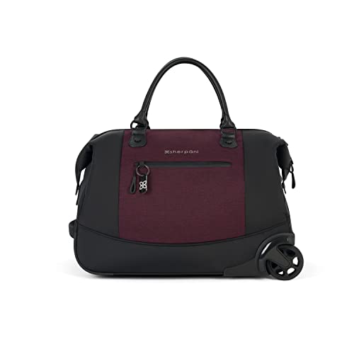 Sherpani Reisetasche, 2 Rollen, Reisetaschen, Reisetaschen, Reisetasche, Handgepäck für Frauen, Merlot, Einheitsgröße, Rolltasche von Sherpani