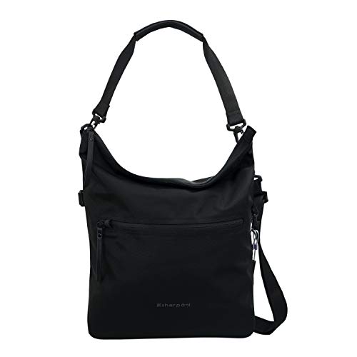 Sherpani Vale, Anti-Diebstahl Crossbody Tasche, Reise Tote Tasche, börse und Handtasche, Crossbody börse für Frauen, RFID Schutz, Schwarz (carbon), Medium von Sherpani