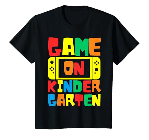 Kinder Back to School Videospiel On Gamer Kindergarten Kleinkind T-Shirt von Shertvibes Back To School Gamer Themed Boys Girls