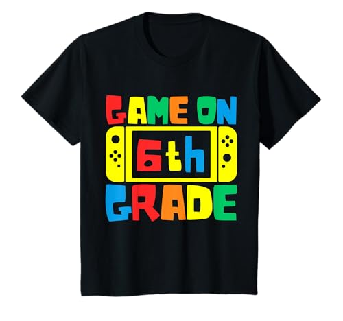 Kinder Back to School Videospiel On Gamer Sixth Grade Kleinkind T-Shirt von Shertvibes Back To School Gamer Themed Boys Girls
