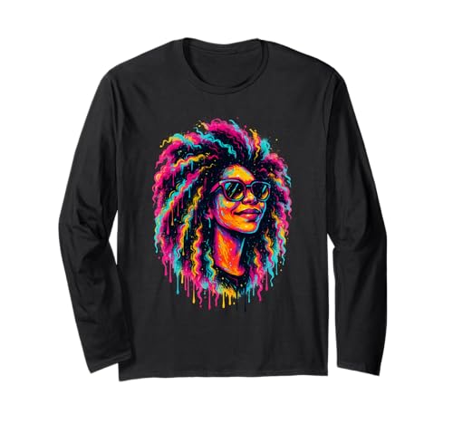 Wir feiern die Stärkung stolzer schwarzer Frauen und Mädchen Langarmshirt Wir feiern die Stärkung stolzer schwarzer Frauen und Mädchen Langarmshirt von Shertvibes Celebrating Black Women and Girls