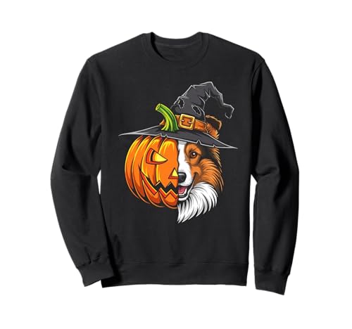 Shetland Sheepdog Kürbis Jack O Laterne Halloween Kinder Herren Sweatshirt Shetland Sheepdog Kürbis Jack O Laterne Halloween Kinder Herren Sweatshirt von Shetland Sheepdog Lovers Halloween Pumpkin Outfits