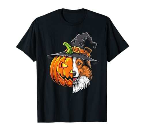 Shetland Sheepdog Kürbis Jack O Laterne Halloween Kinder Herren T-Shirt Shetland Sheepdog Kürbis Jack O Laterne Halloween Kinder Herren T-Shirt von Shetland Sheepdog Lovers Halloween Pumpkin Outfits