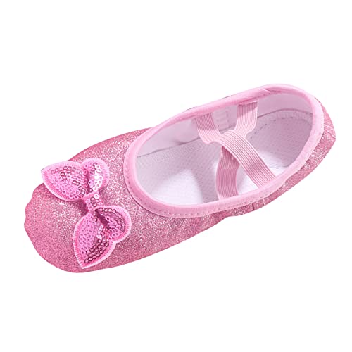 Sneaker 27 Mädchen Kinderschuhe Tanzschuhe Warm Dance Ballett Performance Indoor Schuhe Yoga Tanzschuhe Sneaker Mädchen S (B, 30 Little Child) von Shffuw