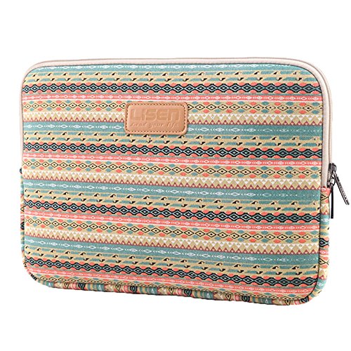 Canvas Hülle Aktentasche Sleeve Tasche Laptoptasche Für 14-15 Zoll Laptop/Notebook Computer/MacBook/MacBook Pro/MacBook Air Blassgrün 6.5 von ShiFan