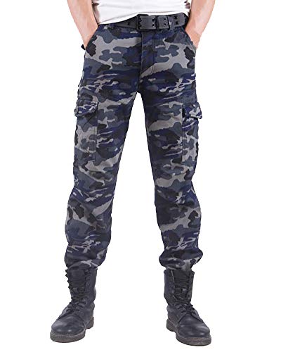 ShiFan Thermohose Herren Cargo Arbeit Camo Hose Outdoor Camping Wandern Gefütterte Hosen Camouflage 1 40 von ShiFan