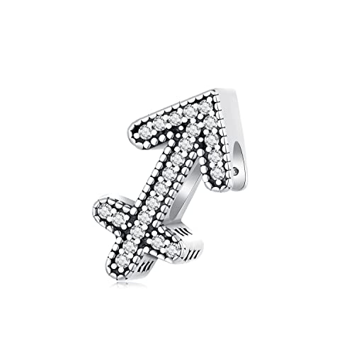 925 Sterling Silber Charms Anhänger für Pandora-Armbänder, Sternbild-Perlen mit Schütze-Sternzeichen, Geburtstagsgeschenke für Damen 925 Sterling Silber Charms Anhänger für Pandora-Armbänder, Sternbild-Perlen mit Schütze-Sternzeichen, Geburtstagsgeschenke für Damen von ShiYu