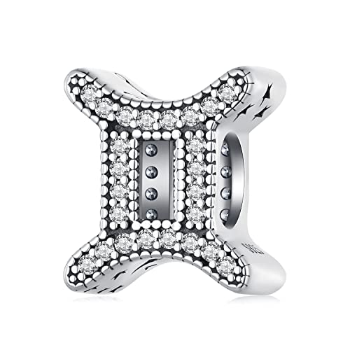 Zwilling Sternzeichen Geburtstag Charm Anhänger für Pandora Armbänder, Geburtstagsgeschenke für Mam Zwilling Sternzeichen Geburtstag Charm Anhänger für Pandora Armbänder, Geburtstagsgeschenke für Mam von ShiYu