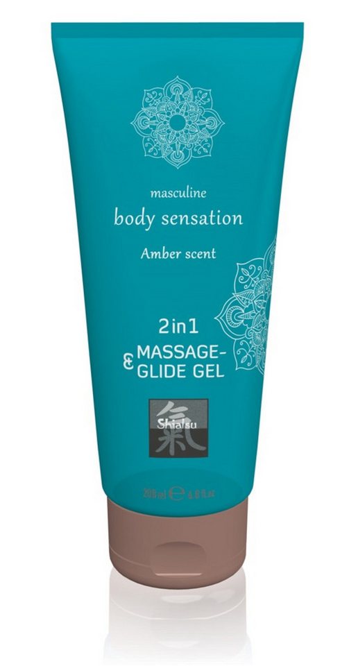 Shiatsu Gleit- und Massagegel 200 ml - HOT Shiatsu - Gel 2in1 Amber Scent 200 m von Shiatsu