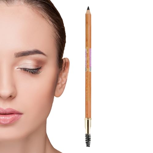 Augenbrauner Stift,Augenbrauenstift - Langlebiges braunes Augen-Make-up, einziehbarer Augenbrauenstift für Mädchen und Frauen Shichangda von Shichangda