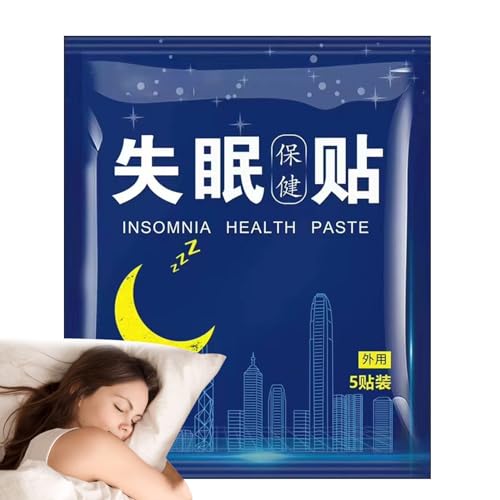Schlafpflaster - Schlafhilfe-Patch,Extra starke, bessere, tierversuchsfreie Schlafmittel-Alternative aus der Natur, 5 Pflaster Shichangda von Shichangda