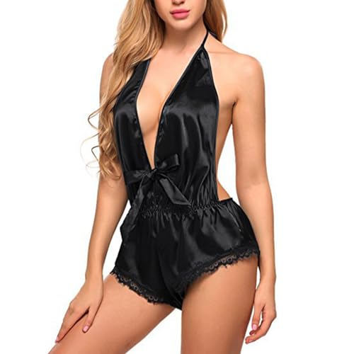 Sexy Body Dessous | Deep V verstellbare Sexy Dessous - Sexy Outfit für Frauen, Spitzen-Dessous für die Flitterwochennacht, Dessous für Frauen für die Dessous-Party Shichangda von Shichangda