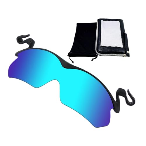 Shichangda Clip on Sonnenbrille | Clip Cap Sonnenbrille | Herren Sportsonnenbrille mit UV Schutz zum Angeln, Radfahren, Wandern von Shichangda