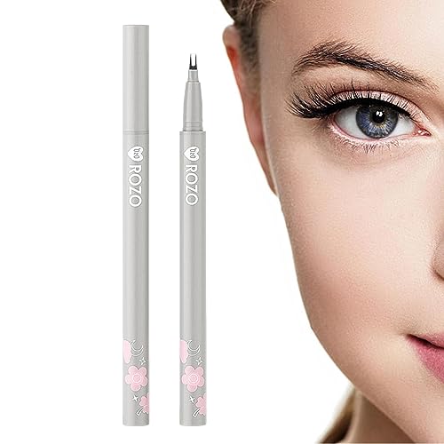 Wasserfester Double Tip & Claw Eyeliner | Natürlicher Wimpernstift mit doppelter Spitze für den unteren Wimpernbereich | Ultrafeiner flüssiger Eyeliner-Stift | Schnell trocknender flüssiger Eyeliner von Shichangda