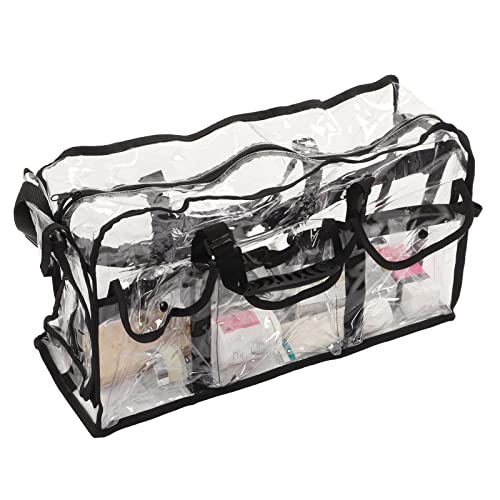 Große transparente PVC-Wasch-Make-up-Tasche, wasserdichte PVC-Reise-Make-up-Tasche, für Männer, Frauen und Kinder, durchsichtig, modisch von Shidongbla