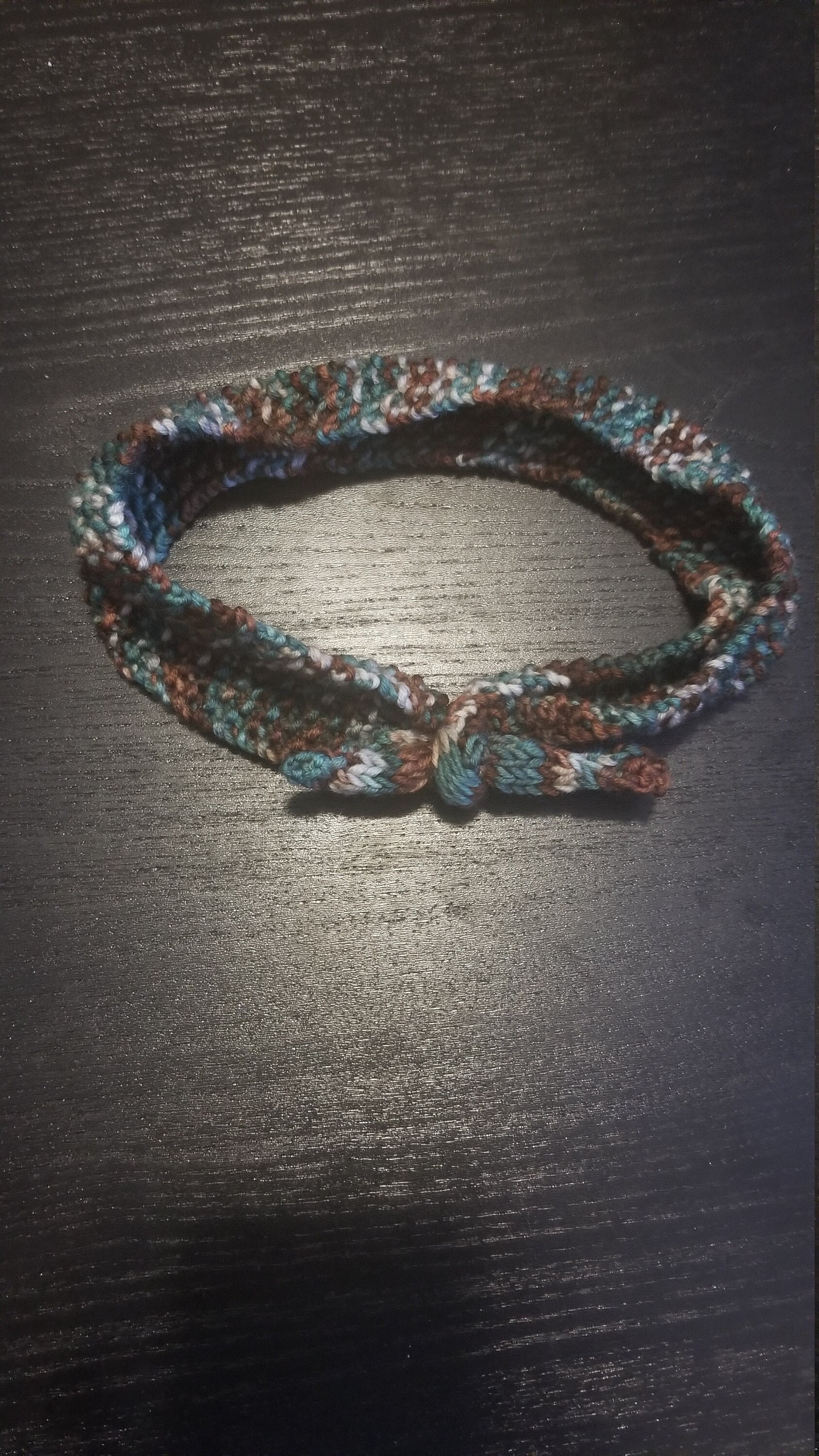 Schleifen Stirnband - Handgestrickt Weiche Wolle von ShidonnaRavenFashion