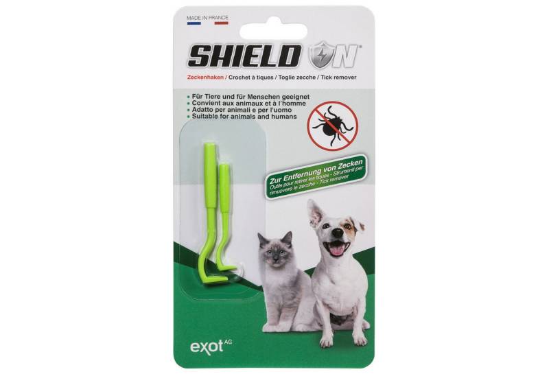 Shield On Zeckenpinzette Zeckenhaken 2er Set, für Tiere und Menschen Shield On Zeckenpinzette Zeckenhaken 2er Set, für Tiere und Menschen von Shield On
