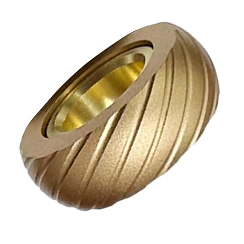 Shienfir Edc Funny Fidget Ring Edelstahl Motorrad Reifen Fidget Ring für Stressabbau Fingerübung Spaß Edc Spielzeug für Kinder Erwachsene U von Shienfir