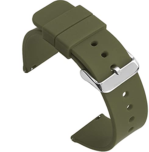 Shieranlee Silicone Quick Release Replacemen 12MM 16MM 18MM 19MM 20MM 22MM 24MM Watchband Watch Strap,Compatible with Casio LQ-139,LQ-130/140 and all 12MM band von Shieranlee