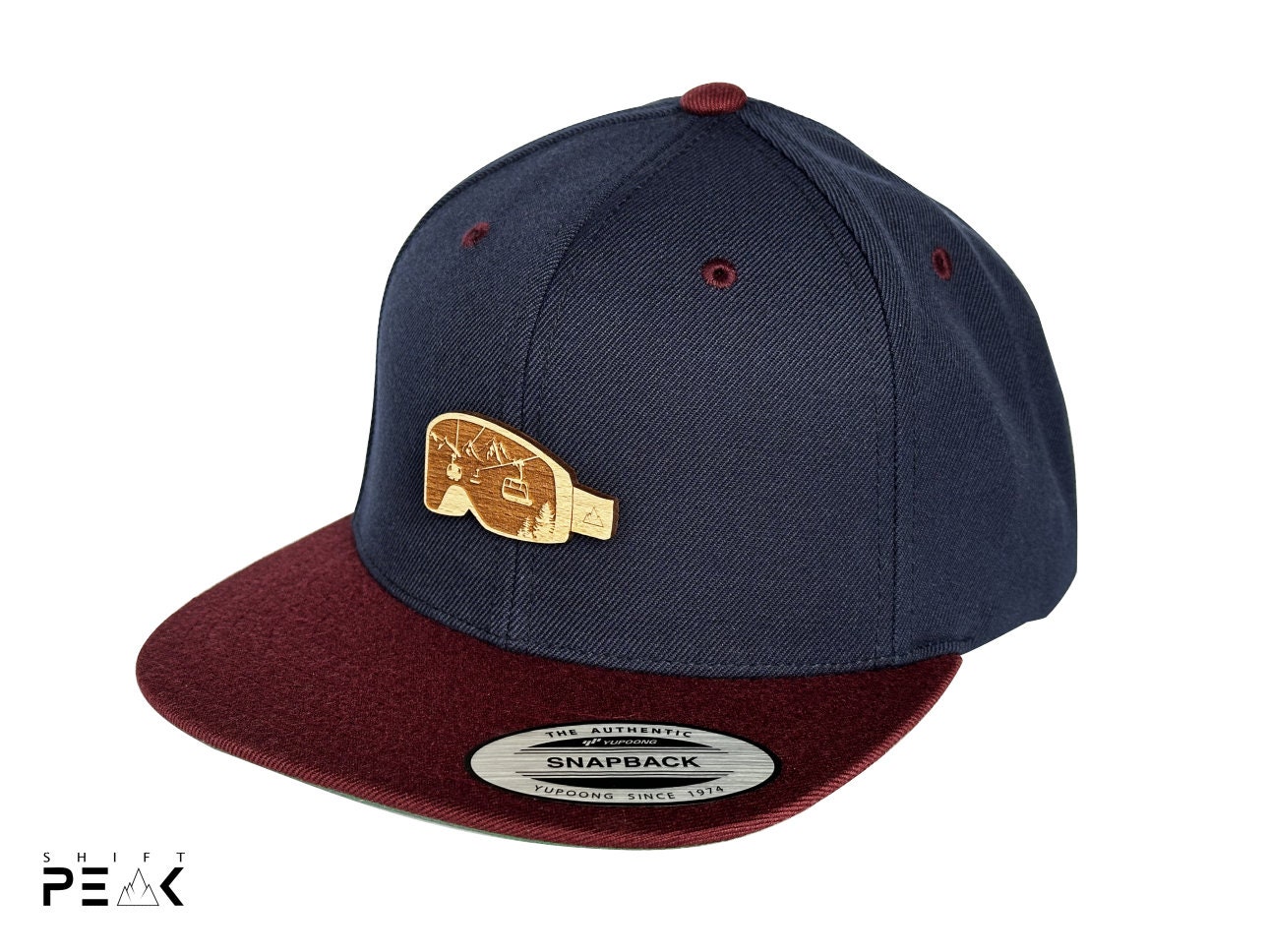 Cap | Holz Logo Trucker Baseball Snapback Geschenk Mann Geburtstagsgeschenk Frau| Magnet| Skibrille Cap | Holz Logo Trucker Baseball Snapback Geschenk Mann Geburtstagsgeschenk Frau| Magnet| Skibrille von ShiftPeak