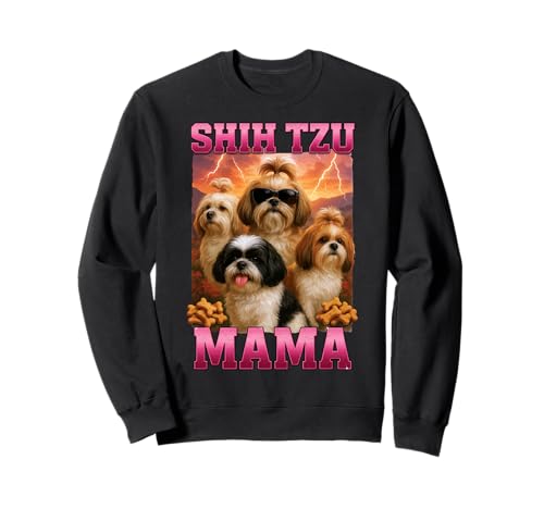 Shih Tzu Mama Sweatshirt Shih Tzu Mama Sweatshirt von Shih Tzu Design