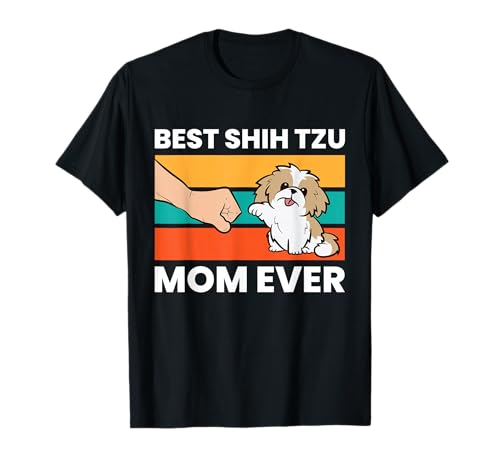 Beste Shih Tzu Mama aller Zeiten Shih Tzu T-Shirt von Shih Tzu Dog Gifts