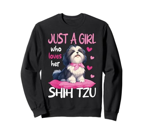 Nur EIN Mädchen, das ihre süßen Shih Tzu Hundefrauen liebt Sweatshirt von Shih Tzu For Dog Lover