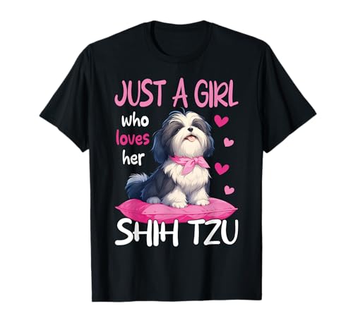 Nur EIN Mädchen, das ihre süßen Shih Tzu Hundefrauen liebt T-Shirt von Shih Tzu For Dog Lover