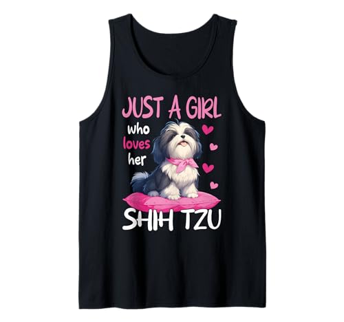 Nur EIN Mädchen, das ihre süßen Shih Tzu Hundefrauen liebt Tank Top von Shih Tzu For Dog Lover