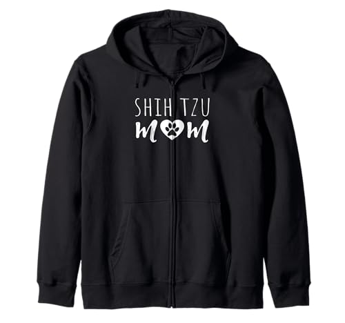 Shih Tzu Mama Hund Mutter Shih Tzu Besitzer Shih Tzu Mama Schwester Kapuzenjacke von Shih Tzu Lover Family Apparel