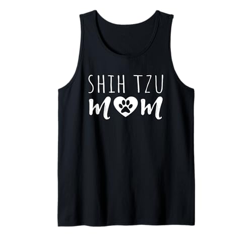Shih Tzu Mama Hund Mutter Shih Tzu Besitzer Shih Tzu Mama Schwester Tank Top von Shih Tzu Lover Family Apparel