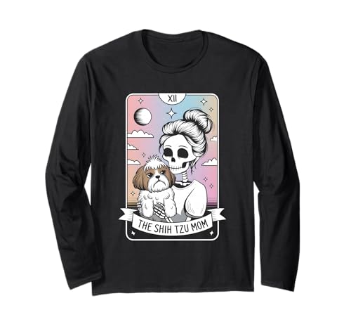 Die Shih Tzu Mama Langarmshirt Die Shih Tzu Mama Langarmshirt von Shih Tzu Mama Tarot