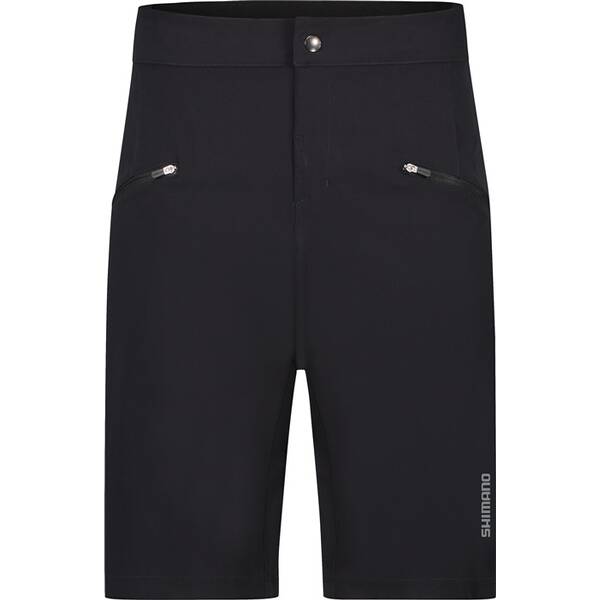 SHIMANO Fahrrad-/ Wanderhose Woman's INIZIO TRAIL Shorts w/o Liner, black von Shimano