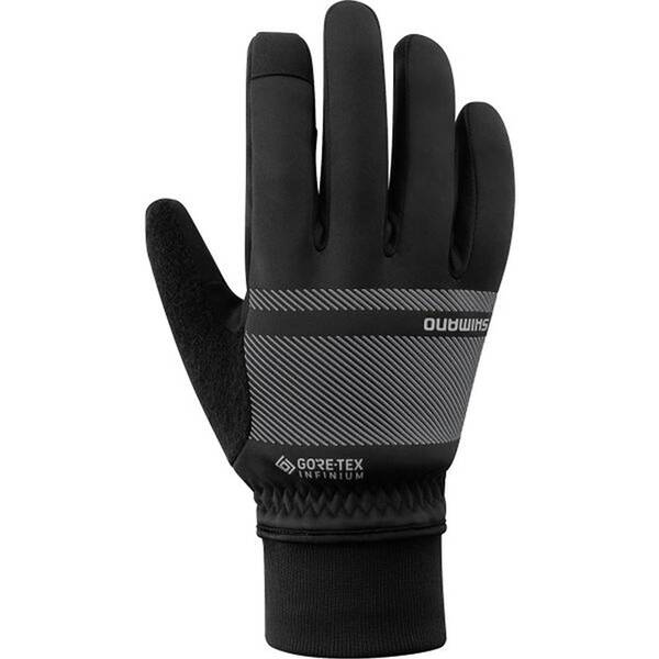 SHIMANO Fahrrad-Handschuhe INFINIUM™ PRIMALOFT®, Metallic Gray von Shimano