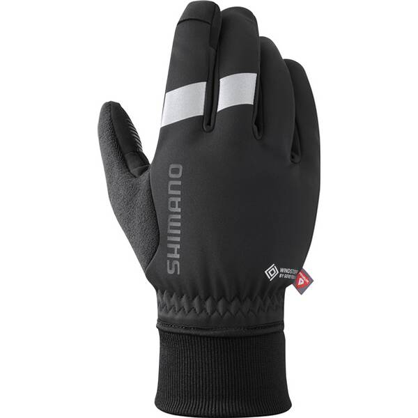 SHIMANO Fahrrad-Handschuhe WINDSTOPPER Primaloft, schwarz von Shimano