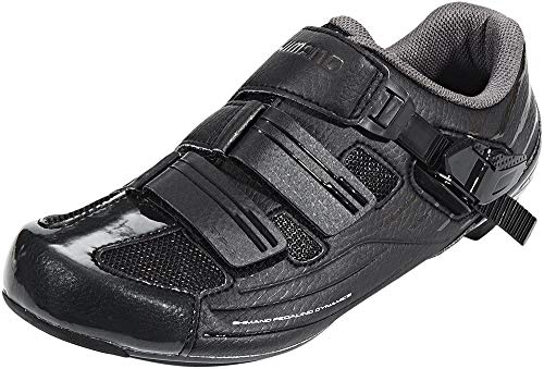 Shimano Damen Fahrradschuhe Rennradschuhe SH-RP3L GR. 39 SPD-SL Klett-/Ratschenv., Damen Radsportschuhe - Rennrad, Schwarz (Black), 39 EU von SHIMANO