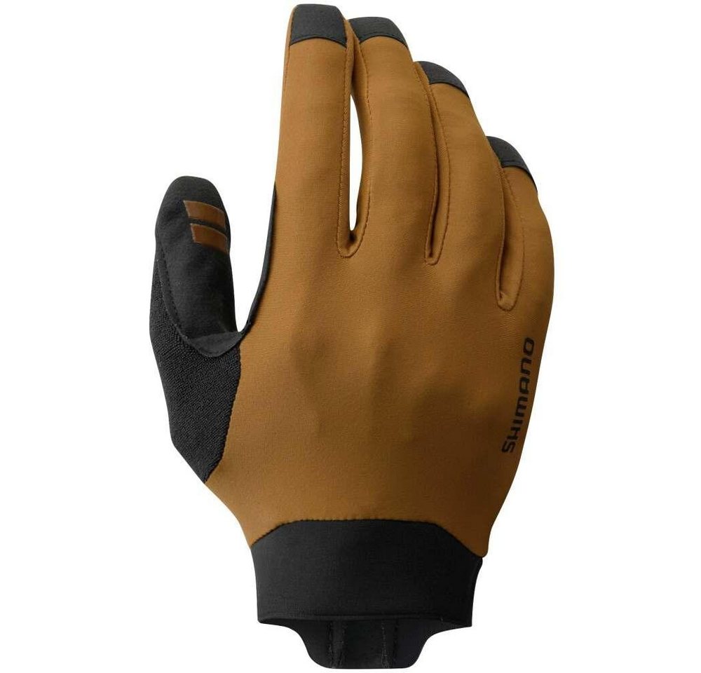 Shimano Fahrradhandschuhe SHIMANO Enduro Gloves Sand Brown XL Handschuhe - leichter Langfinger-M von Shimano