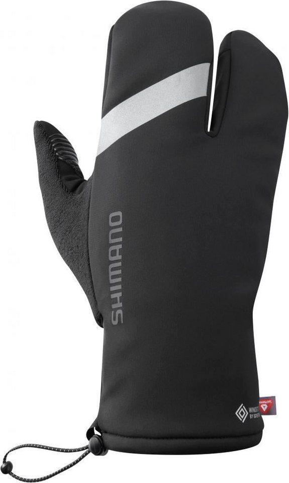 Shimano Fahrradhandschuhe SHIMANO Windstopper Primaloft 2X2 Gloves Black XXL Handschuhe - 2X2 von Shimano