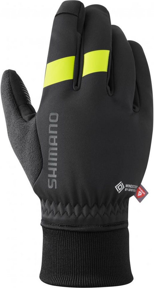 Shimano Fahrradhandschuhe SHIMANO Windstopper Primaloft Gloves Black M Handschuhe - winddicht un von Shimano