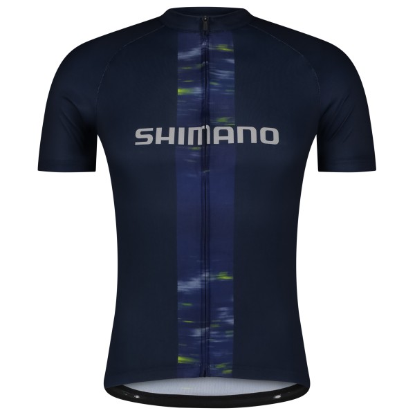 Shimano - Logo Short Sleeves Jersey - Radtrikot Gr 3XL blau von Shimano
