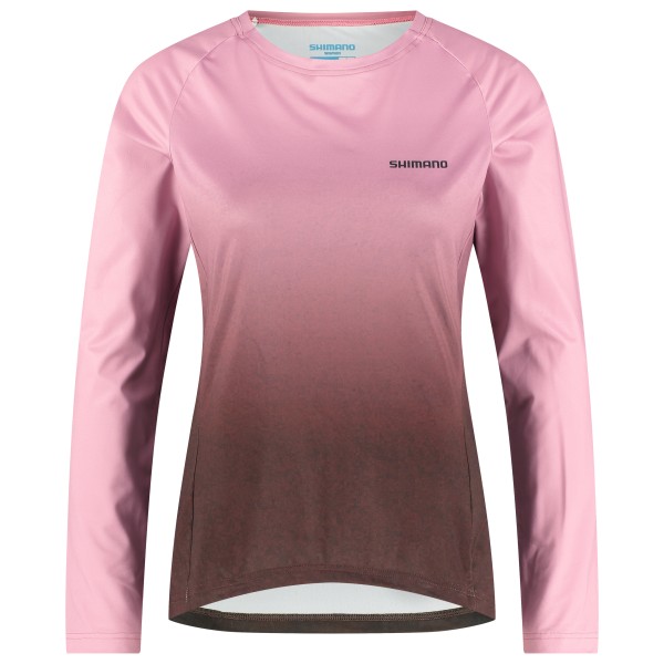 Shimano - Women's Parco L/S Printed Jersey - Radtrikot Gr XL rosa von Shimano