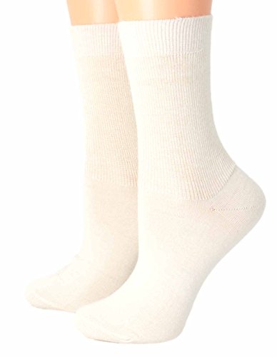 Shimasocks Baby Kinder Damen Socken Alpaka rohweiß, Farben alle:rohweiß, Größe:23/26 bzw. 98/104 von Shimasocks