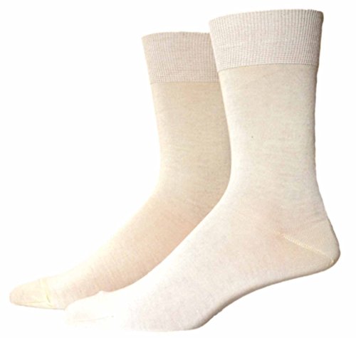 Shimasocks Damen Herren Socken Kaschmir rohweiß, Farben alle:rohweiß, Größe:39/42 von Shimasocks